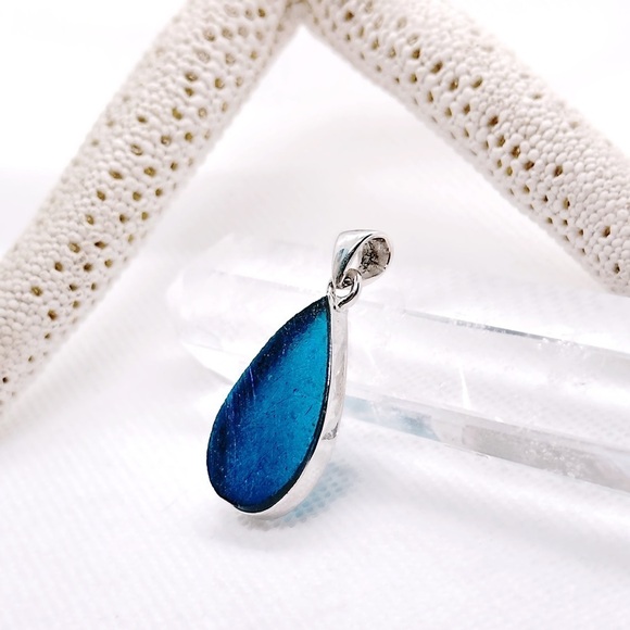 STERLING Silver Holy Land Ancient Roman Glass Pendant Necklace - Picture 3 of 6